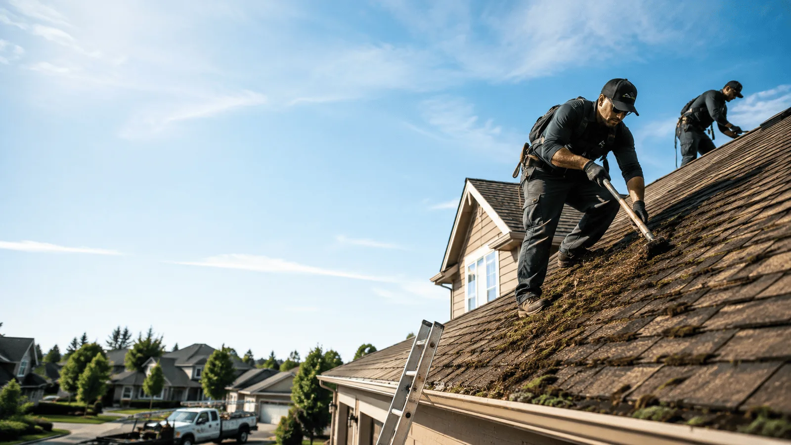 Roof Moss Removal in Mesick, MI near me